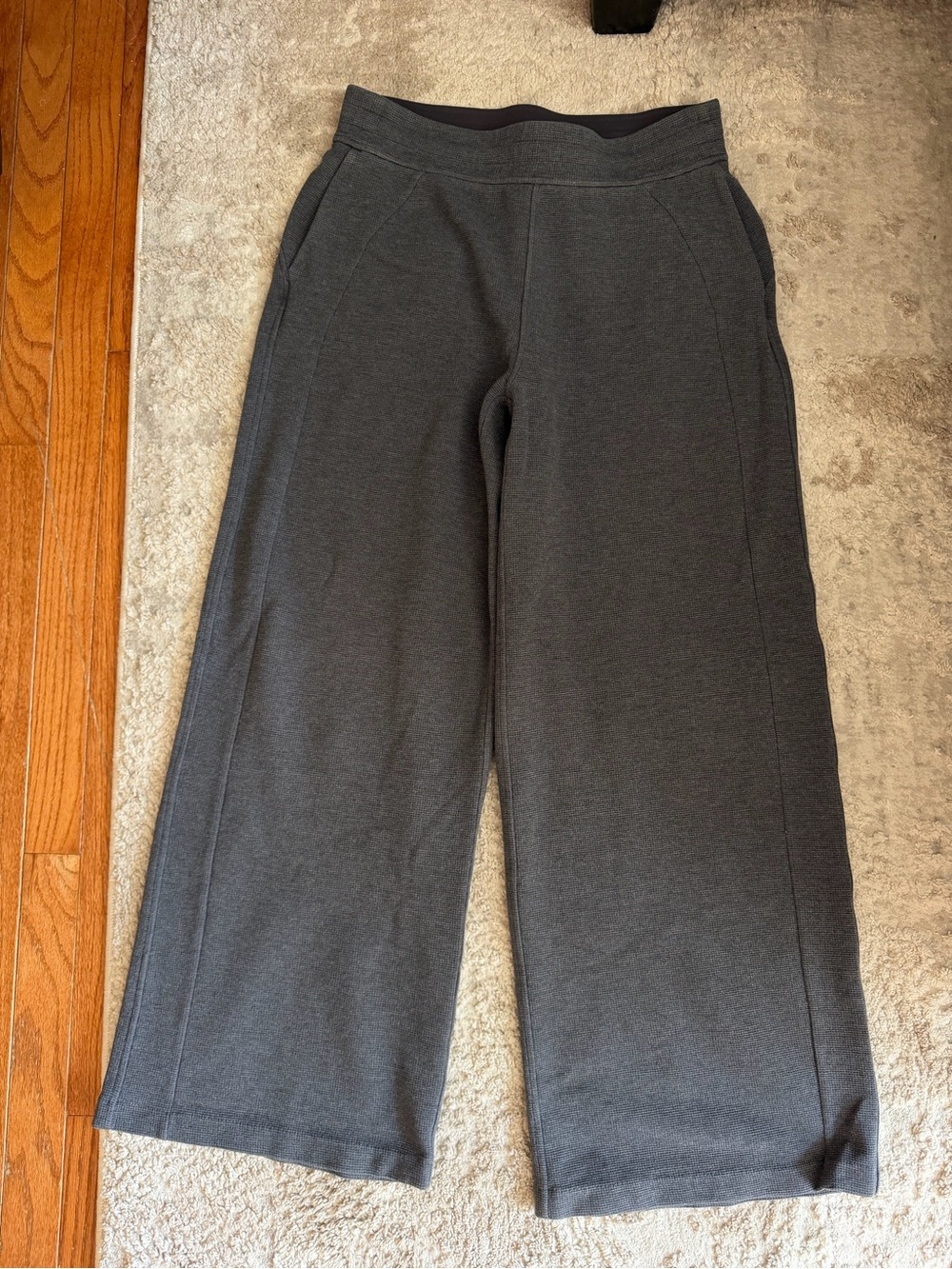 Lululemon Wide Leg Waffle Pant - Picture 2 of 6